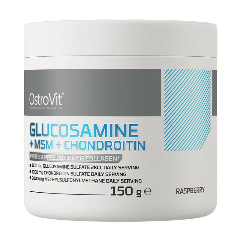 OstroVit Glucosamine MSM Chondroitin (150 g, raspberry) - зображення 1