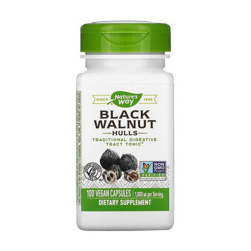 Nature's Way Black Walnut Hulls (100 veg caps) - зображення 1