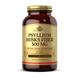   Solgar Psyllium Husk Fiber 500 mg (200 veg caps)