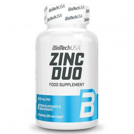   BiotechUSA Zinc Duo 60 Tablets