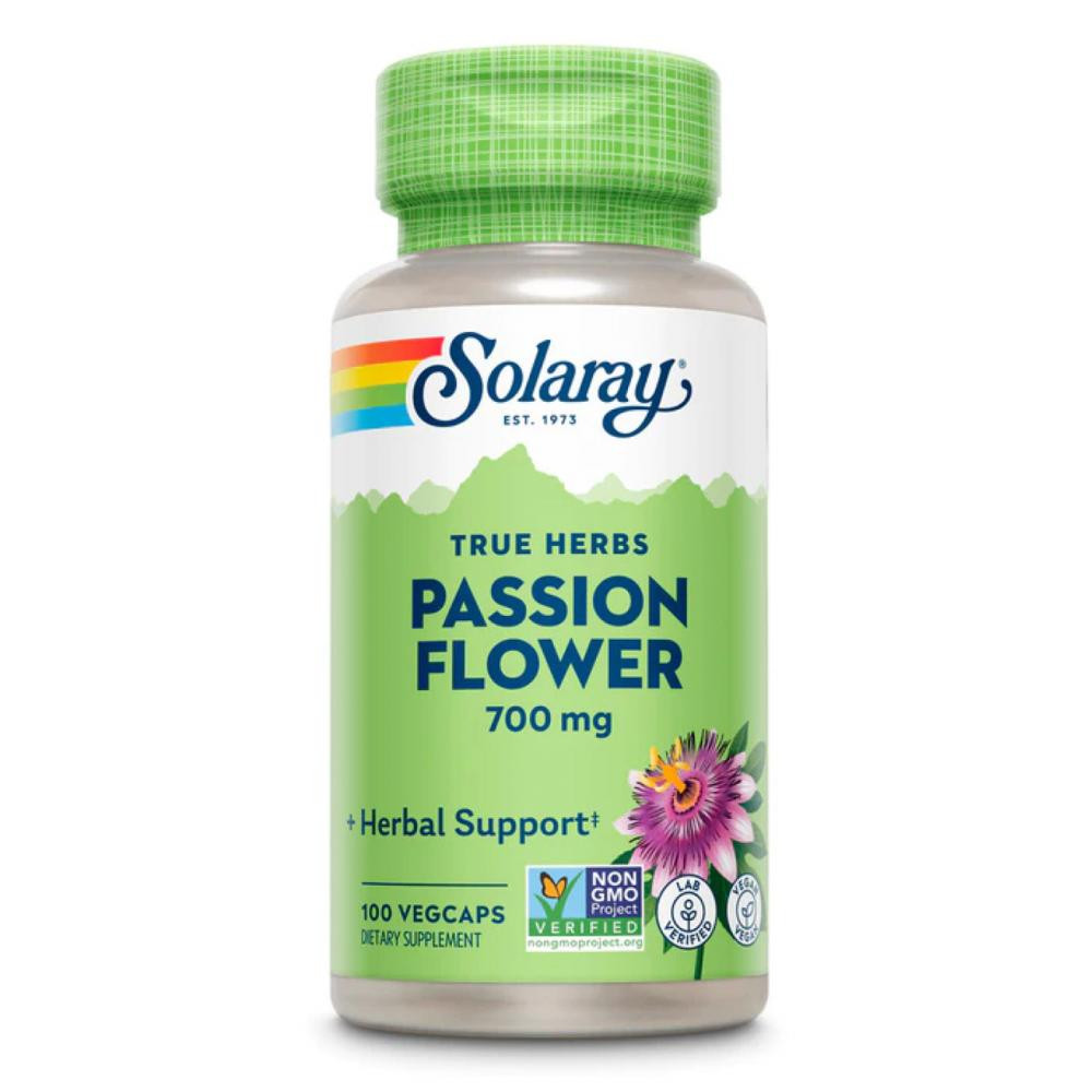 Solaray Passion Flower - 100 vcaps - зображення 1