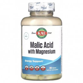   KAL Яблучна кислота та магній, Malic Acid with Magnesium, 120 таблеток (CAL-74590)