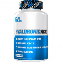   Evlution Nutrition Hyaluronic Acid 200 mg 30 Veggie Capsules