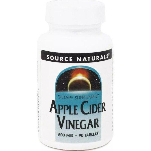 Source Naturals Уксус яблочный  500мг 90 таб (SN1355) - зображення 1