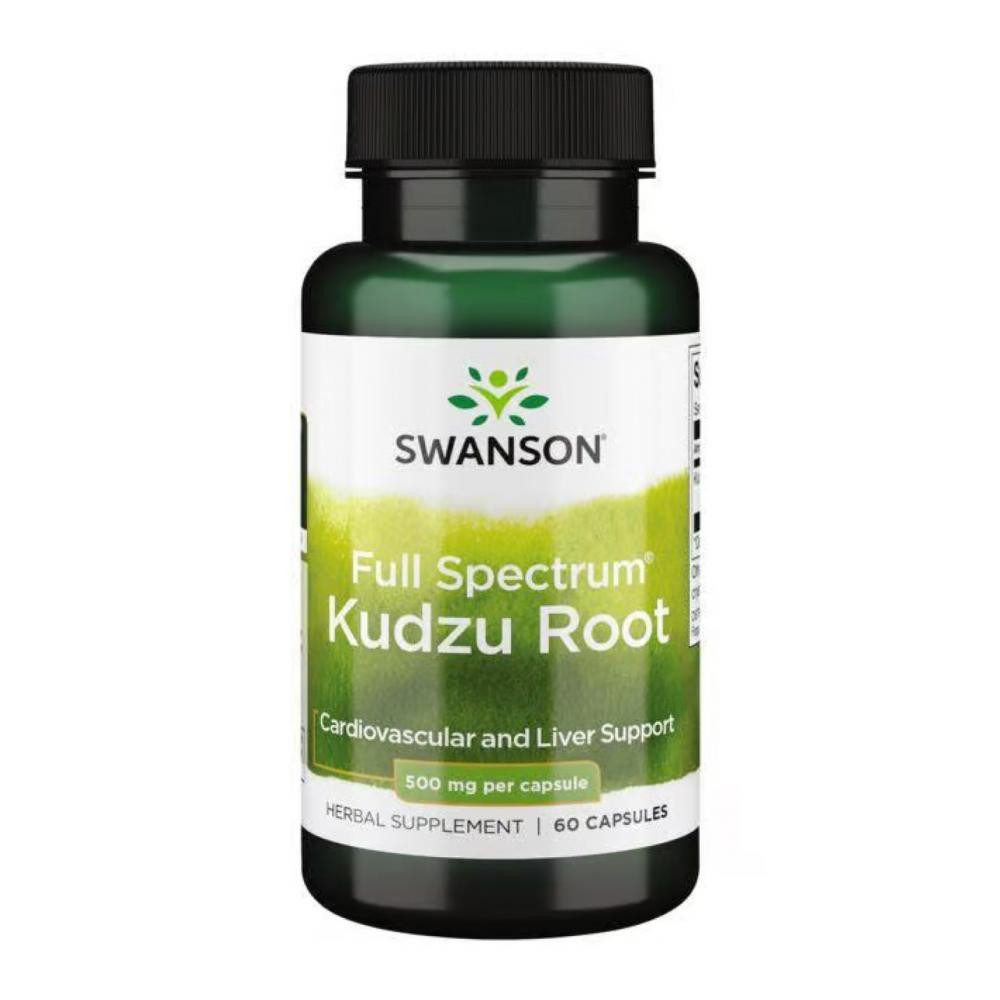 Swanson Full Spectrum Kudzu Root 500 mg 60 Caps - зображення 1