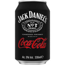   Jack Daniel’s Напій слабоалкогольний  TennesWhisk&CocaCola зб, 330 мл (5449000168481)