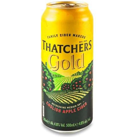 Thatchers Сидр  Gold з/б, 0,5 л (5020628001260) - зображення 1