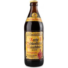   Schlenkerla Пиво  Rauchbier Marzen темне фільтроване, 5,1%, 0,5 л (458487) (4037458000012)