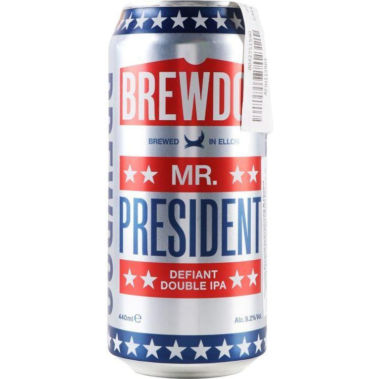 BrewDog Пиво  Mr President світле з/б, 0,44 л (5056025455931) - зображення 1