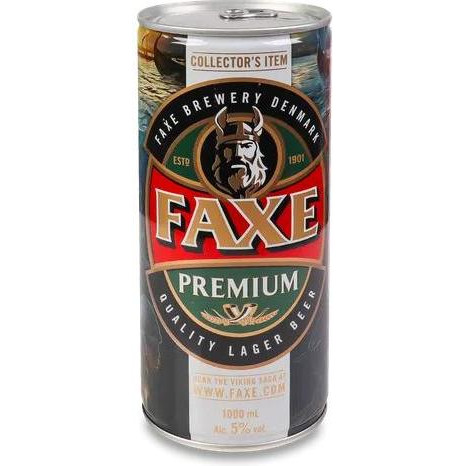 Faxe Пиво  «Преміум» світле з/б, 1 л (5741000895009) - зображення 1