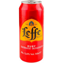   Leffe Пиво  Ruby з/б, 0,5 л (5410228213451)