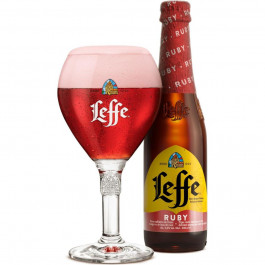 Leffe Пиво  Ruby, 0,33 л (5410228233633)