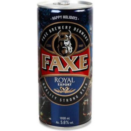   Faxe Пиво  Royal Export светлое фильтрованное 1 л (5741000004722)