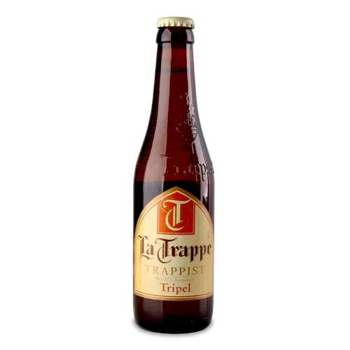 La Trappe Пиво  Tripel світле нефільтроване, 0.33 л (8711406000496) - зображення 1