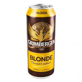   Grimbergen Пиво  Blonde світле з/б, 0,5 л (4770349231378)