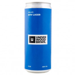   Underwood Brewery Пиво  Kyiv Lager, світле, 5%, з/б, 0,33 л (870722) (4820224360324)