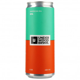   Underwood Brewery Пиво  IPA, світле, 6%, 0,33 л (870725) (4820224360355)