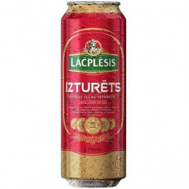   Lacplesis Пиво  Izturets, світле, 5,6%, 0,568 л (705083) (4750132006574)