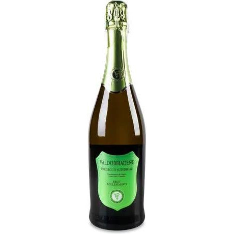 Val D'Oca Вино ігристе  Prosecco Superiore Brut, 0,75 л (8000037001355) - зображення 1