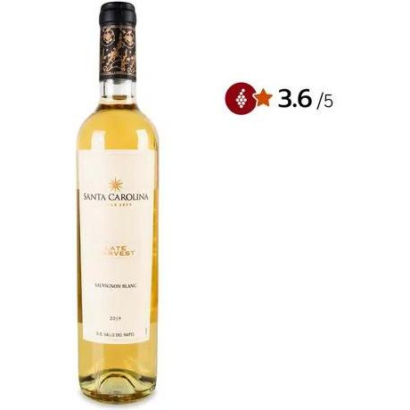 Santa Carolina Вино  Late Harvest, 0,5 л (7804350001310) - зображення 1