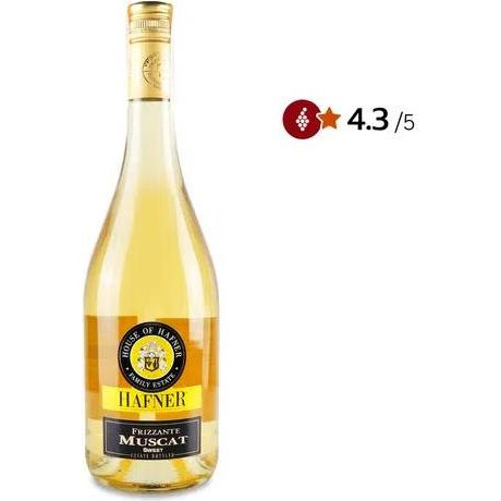 Hafner Вино ігристе  Sparkling Muscat Sweet, 0,75 л (9005763009599) - зображення 1