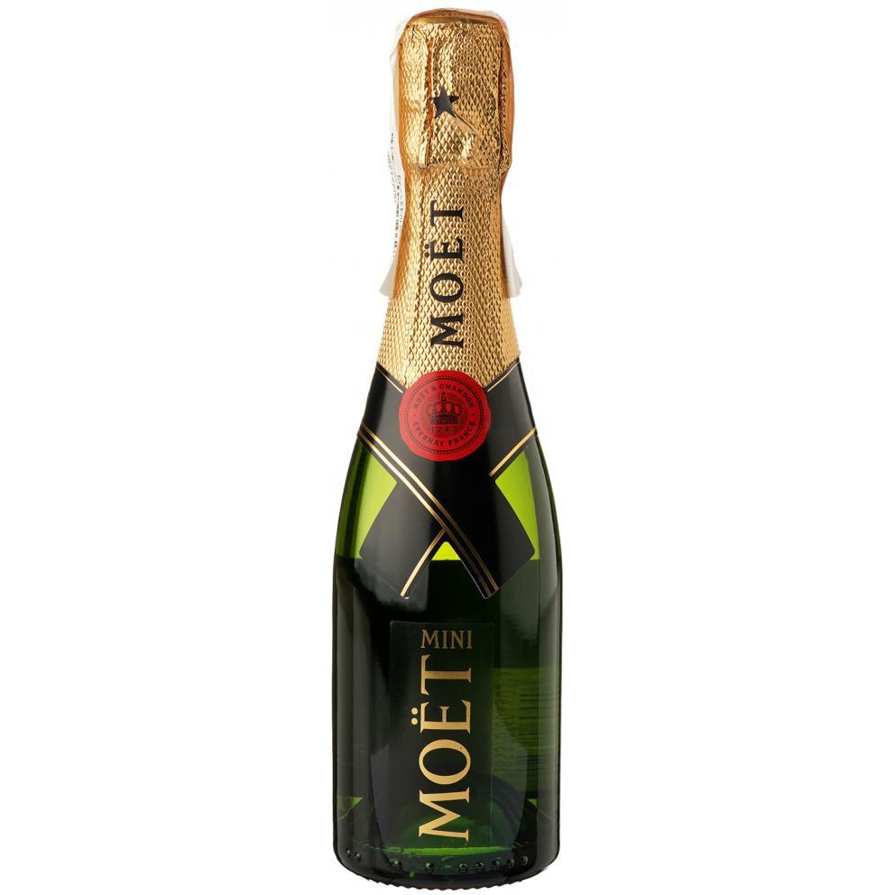 Moet & Chandon Шампанское Брют Империал сухое белое 0,2л (3185370604403) - зображення 1