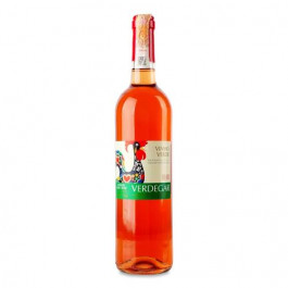   Verdegar Вино  Vinho Verde Rosado рожеве напівсухе, 0,75 л (5601448047029)