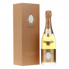   Cristal Шампанське Louis Roederer  Rose Vintage Gift Box 2013 рожевий брют 0,75л 10,6-12,9% (3114080821350)