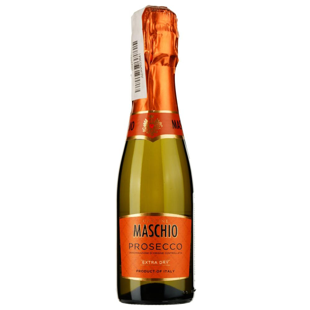 Cantine Maschio Вино ігристе  Prosecco Extra-dry Screw-Cap, 0,2 л (8002550504764) - зображення 1