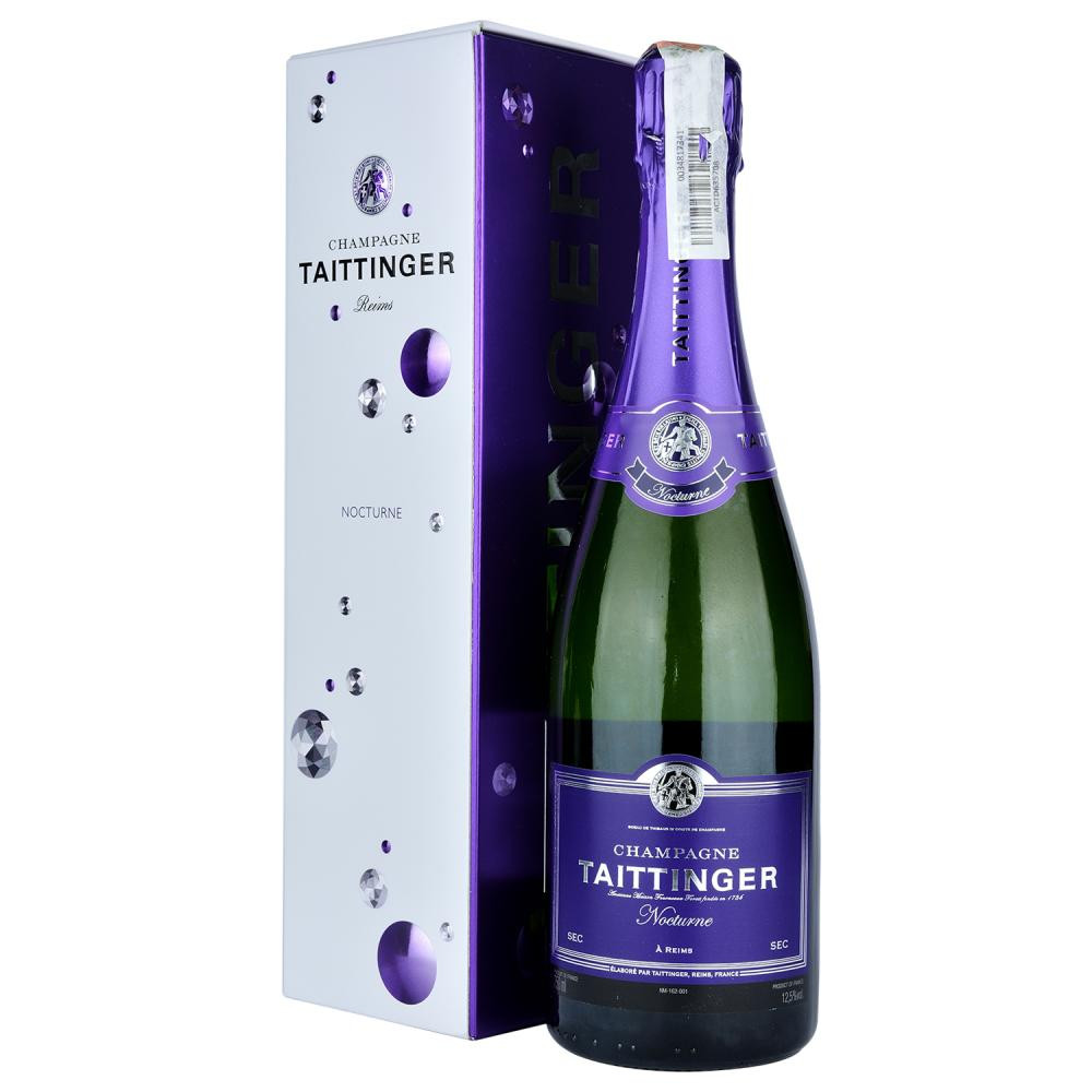 Taittinger Ігристе Nocturne Sec 0,75 л (3016570000668) - зображення 1