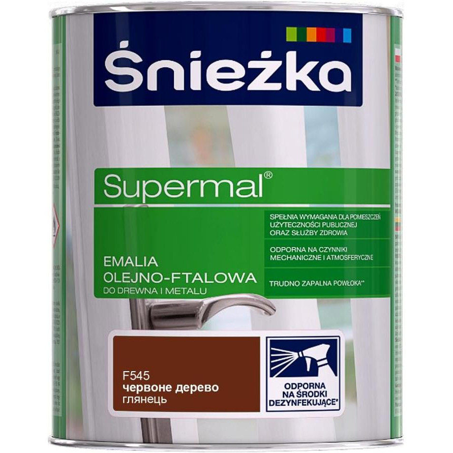 Sniezka Supermal F545 красное дерево 0,8 л - зображення 1