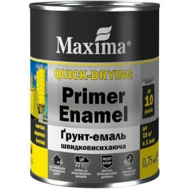   Maxima Quick-Drying Primer Enamel серый 0,75 кг