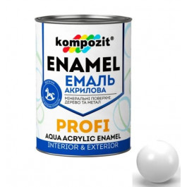   Kompozit PROFI Белый шелковистый мат 0,3 л