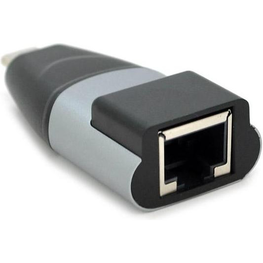 Voltronic USB-C to Ethernet Black (YT-A-TYPE-C(M)/RJ-45(F)-B) - зображення 1