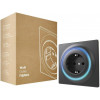 Fibaro Walli Outlet Z-Wave Black (FGWOF-011B) - зображення 1