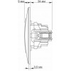 TITANUM STANDARD одинарна із заземленням біла (TF-ST-SK1G-W) - зображення 5