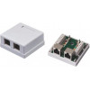 NetBasics 2xRJ-45 STP Cat. 5e біла (CNS-STP-2-5e) - зображення 1