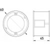 E.NEXT Коробка установочная d60 блочная e.db.stand.101.d60 полипропилен (s027002) - зображення 2