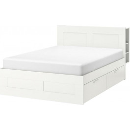   IKEA BRIMNES Каркас с изголовьем 180x200 и LUROY основа под матрас (791.574.51)