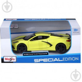   Maisto Chevrolet Corvette 2020 C8 жовтий 1:24 (31527 yellow)