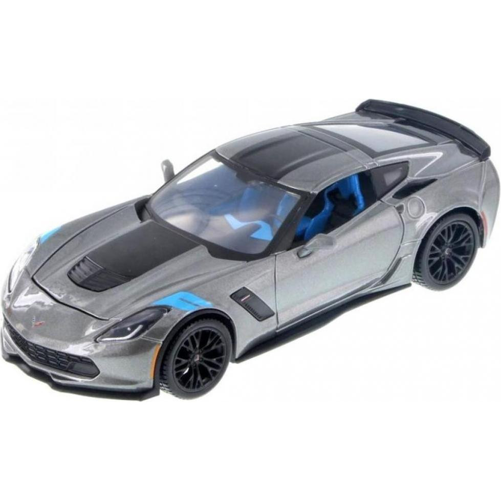 Maisto 2017 Corvette Grand Sport (31516 met. grey) - зображення 1