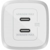 Belkin Boost Up Charge Pro GaN Dual USB-C Charger 65W White (WCH013VFWH) - зображення 5