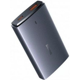   Baseus GaN5 Pro Ultra-Slim Fast Charger C+U 65W Overseas Edition Gray + Type-C to Type-C (CCGP150113)