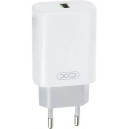   XO L85D Single USB QC3.0 18W + Lightning White