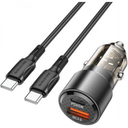   Borofone BZ20A 83W PD65W/QC3.0 Smart + USB-C-С Black (BZ20ACCTB)