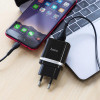 Hoco C12Q Smart QC3.0 + MicroUSB Black - зображення 2