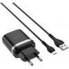 Hoco C12Q Smart QC3.0 + MicroUSB Black - зображення 6