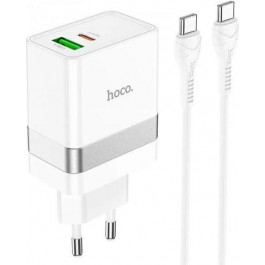   Hoco N21 Topspeed + USB Type-C to USB Type-C White