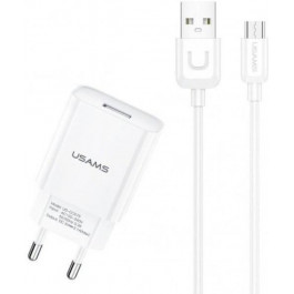   USAMS T21 + MicroUSB White