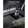 UGREEN CD213 36W 2xUSB Type-C PD Fast Car Charger Dark Blue (10144) - зображення 6